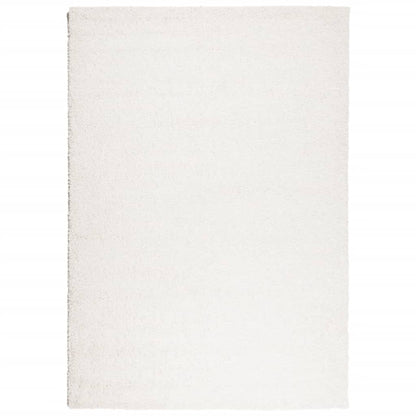 Shaggy Rug PAMPLONA High Pile Modern Cream 120x170 cm