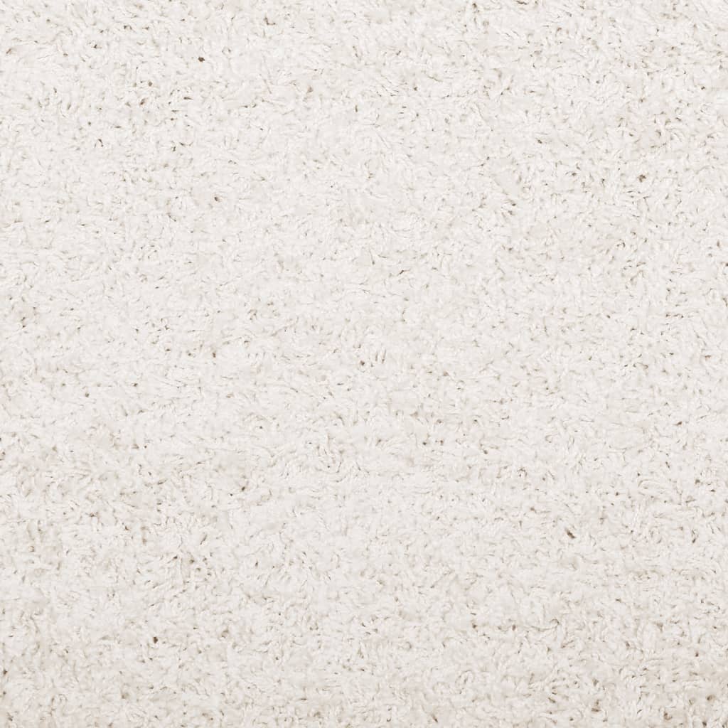 Shaggy Rug PAMPLONA High Pile Modern Cream 120x170 cm