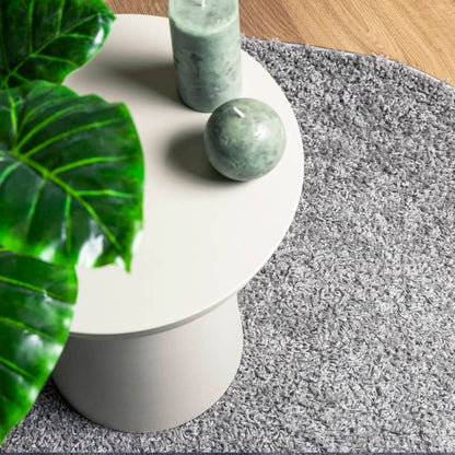 Shaggy Rug PAMPLONA High Pile Modern Grey 200x280 cm