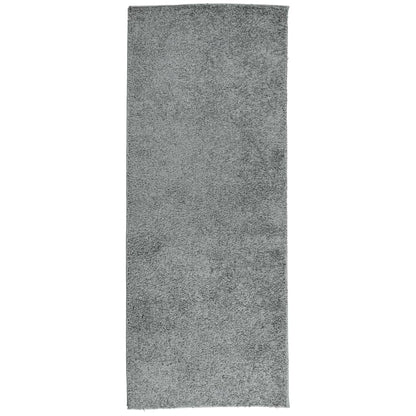Shaggy Rug PAMPLONA High Pile Modern Green 80x200 cm