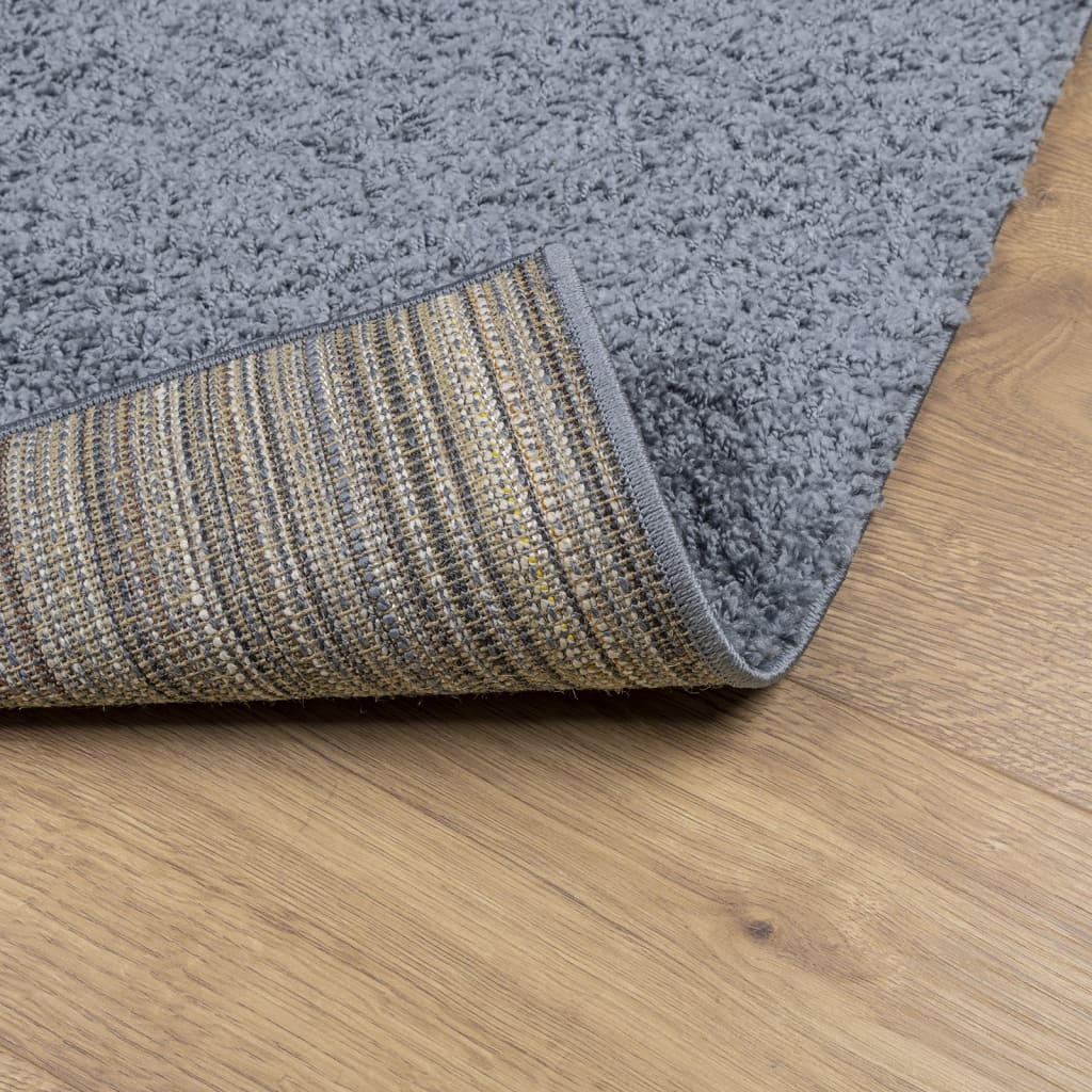 Shaggy Rug PAMPLONA High Pile Modern Blue 200x280 cm