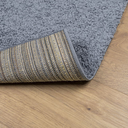 Shaggy Rug PAMPLONA High Pile Modern Blue 200x280 cm