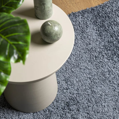 Shaggy Rug PAMPLONA High Pile Modern Blue 200x280 cm