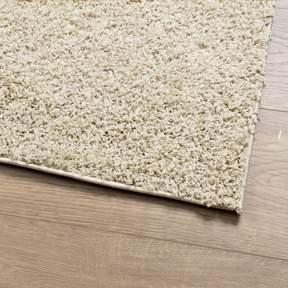 Shaggy Rug PAMPLONA High Pile Modern Gold 120x170 cm