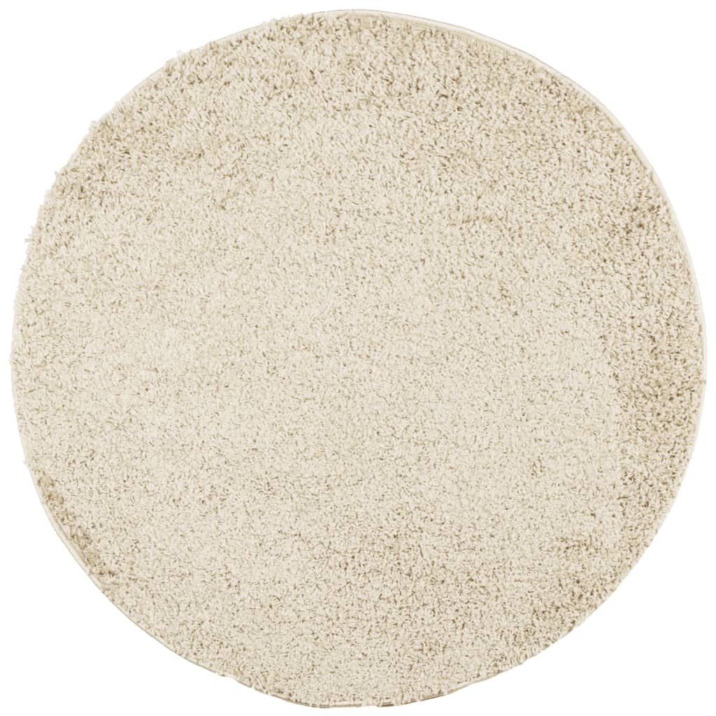 Shaggy Rug PAMPLONA High Pile Modern Gold Ø 160 cm