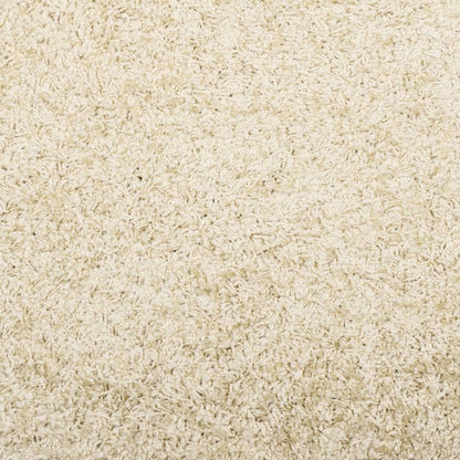 Shaggy Rug PAMPLONA High Pile Modern Gold Ø 160 cm