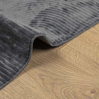 Rug IZA Short Pile Scandinavian Look Anthracite 200x280 cm