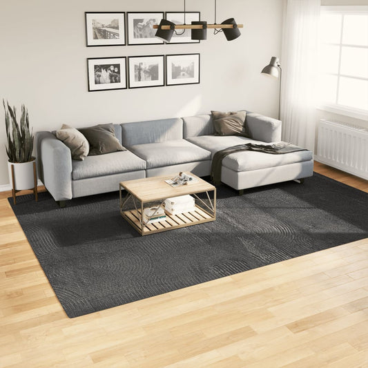 Rug IZA Short Pile Scandinavian Look Anthracite 240x340 cm