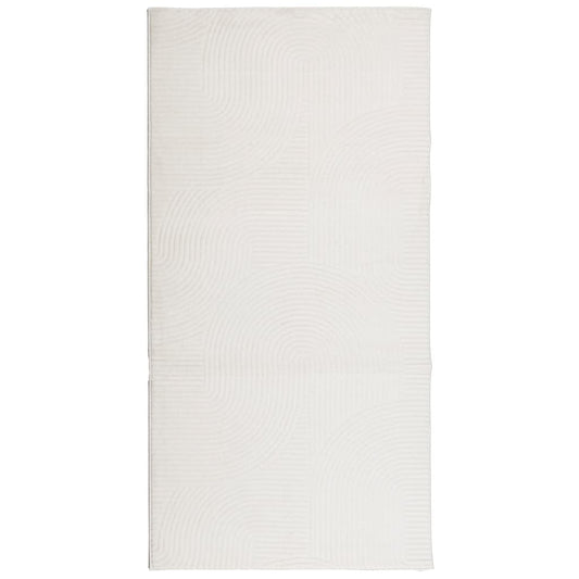 Rug IZA Short Pile Scandinavian Look Cream 100x200 cm