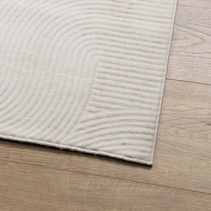Rug IZA Short Pile Scandinavian Look Cream 100x200 cm