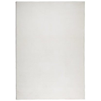 Rug IZA Short Pile Scandinavian Look Cream 140x200 cm