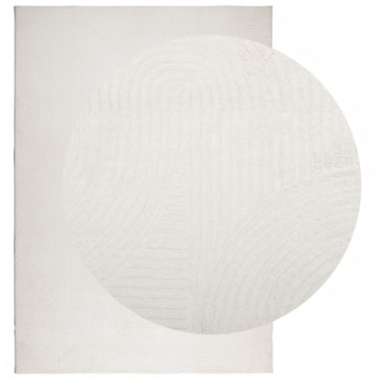 Rug IZA Short Pile Scandinavian Look Cream 140x200 cm