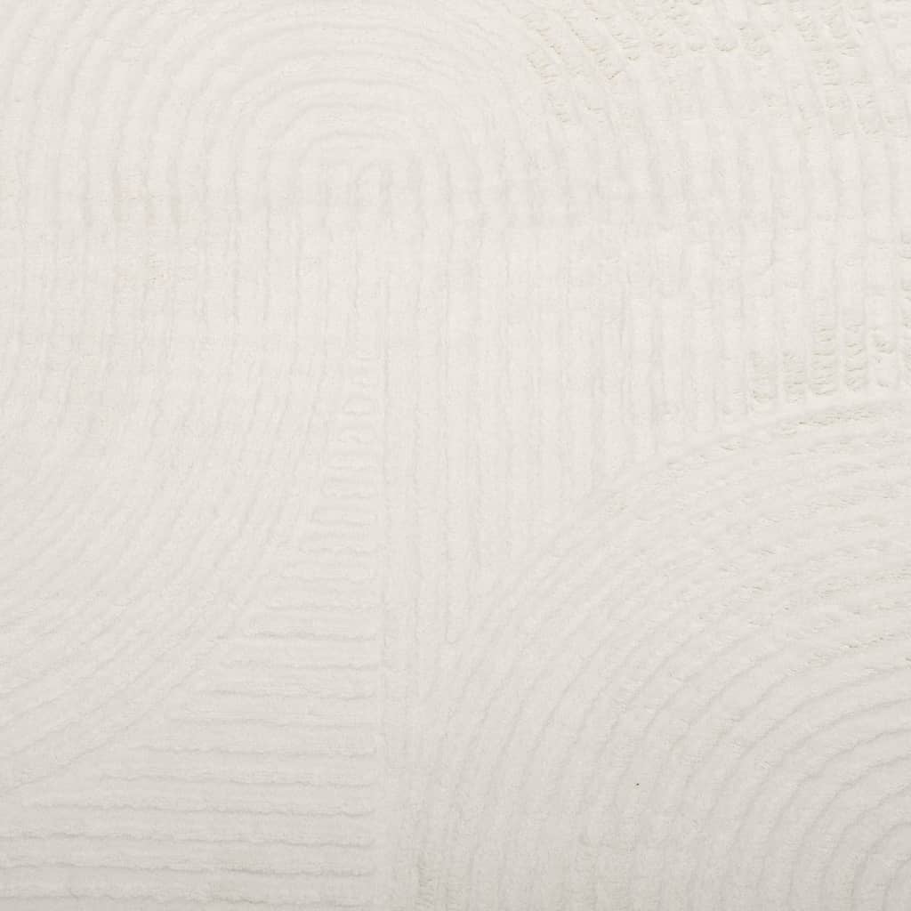 Rug IZA Short Pile Scandinavian Look Cream 140x200 cm