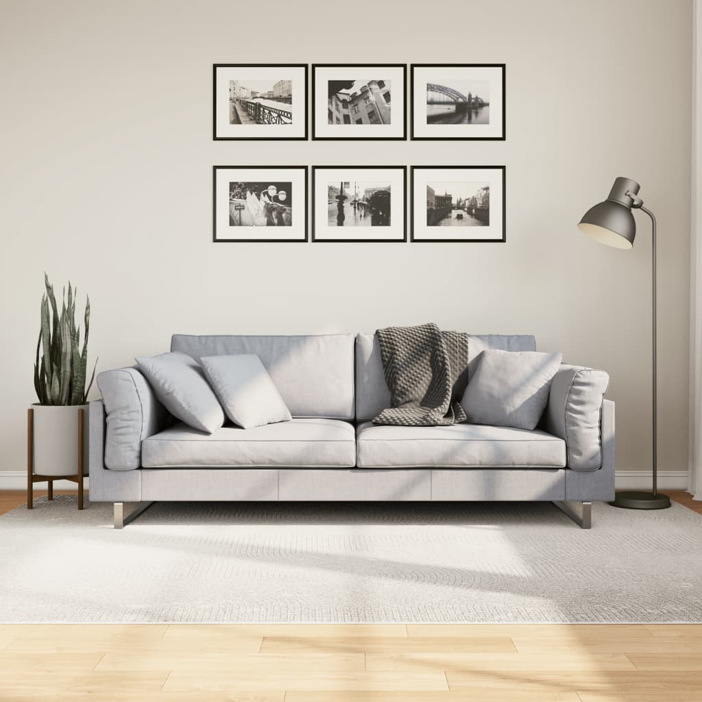 Rug IZA Short Pile Scandinavian Look Cream 160x230 cm