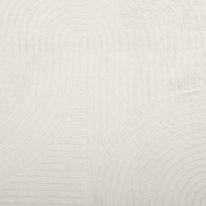 Rug IZA Short Pile Scandinavian Look Cream Ø 120 cm