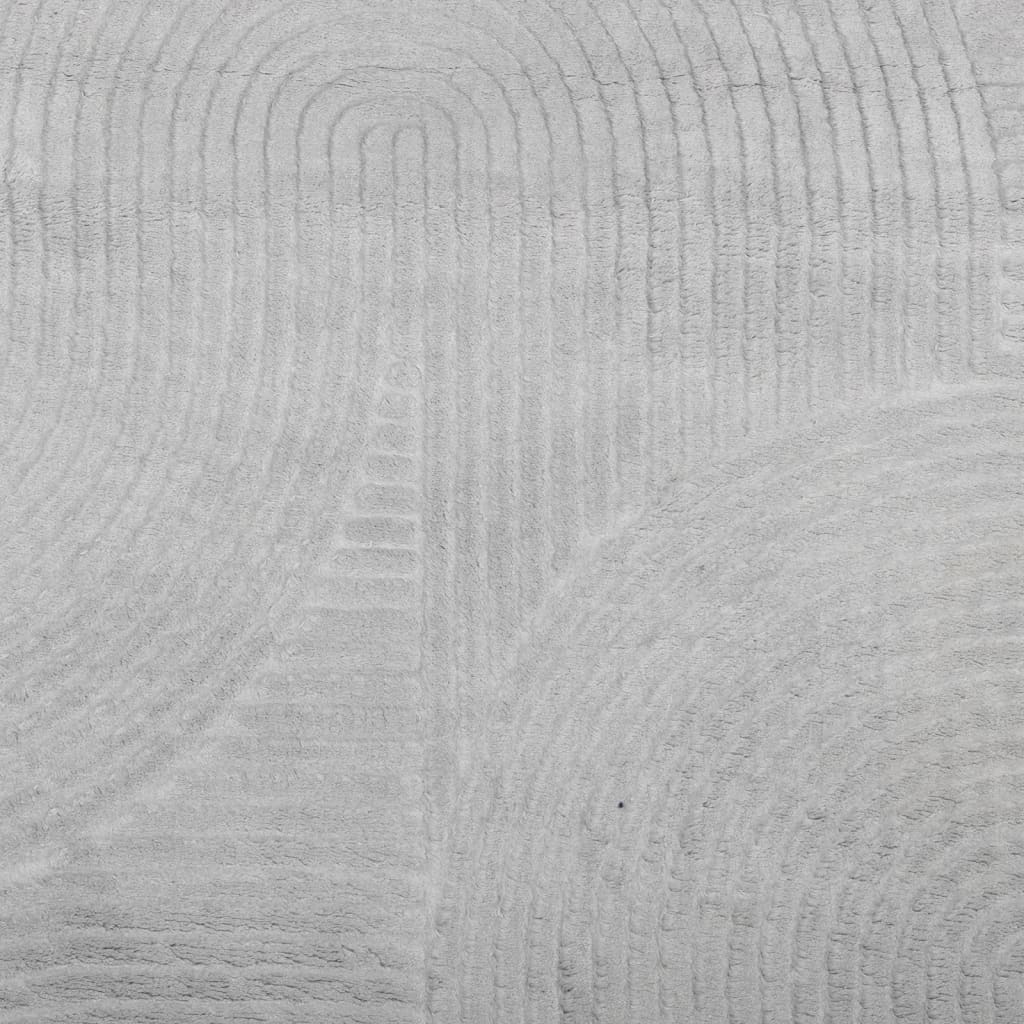 Rug IZA Short Pile Scandinavian Look Grey 100x200 cm