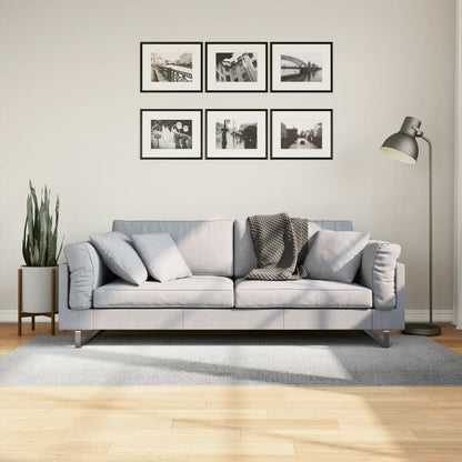 Rug IZA Short Pile Scandinavian Look Grey 100x200 cm