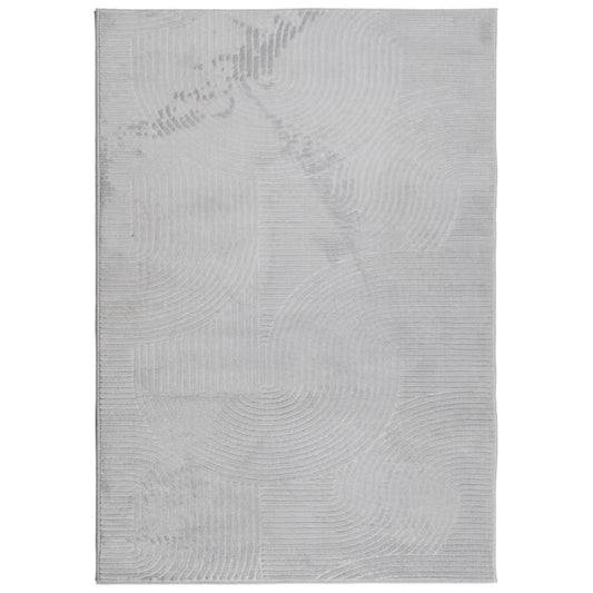 Rug IZA Short Pile Scandinavian Look Grey 160x230 cm