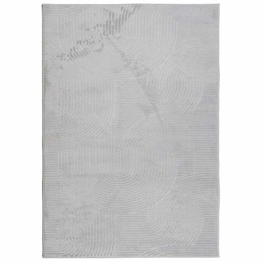 Rug IZA Short Pile Scandinavian Look Grey 160x230 cm