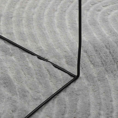 Rug IZA Short Pile Scandinavian Look Grey 160x230 cm