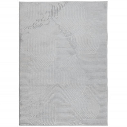 Rug IZA Short Pile Scandinavian Look Grey 200x280 cm