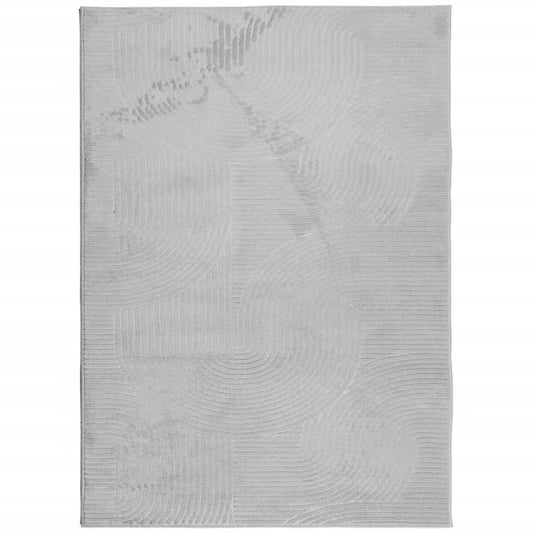 Rug IZA Short Pile Scandinavian Look Grey 200x280 cm