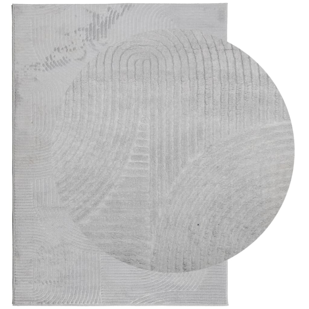 Rug IZA Short Pile Scandinavian Look Grey 200x280 cm