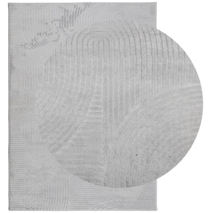 Rug IZA Short Pile Scandinavian Look Grey 200x280 cm
