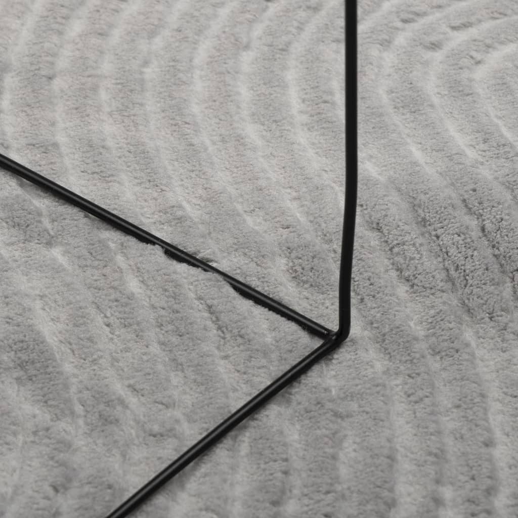Rug IZA Short Pile Scandinavian Look Grey 200x280 cm