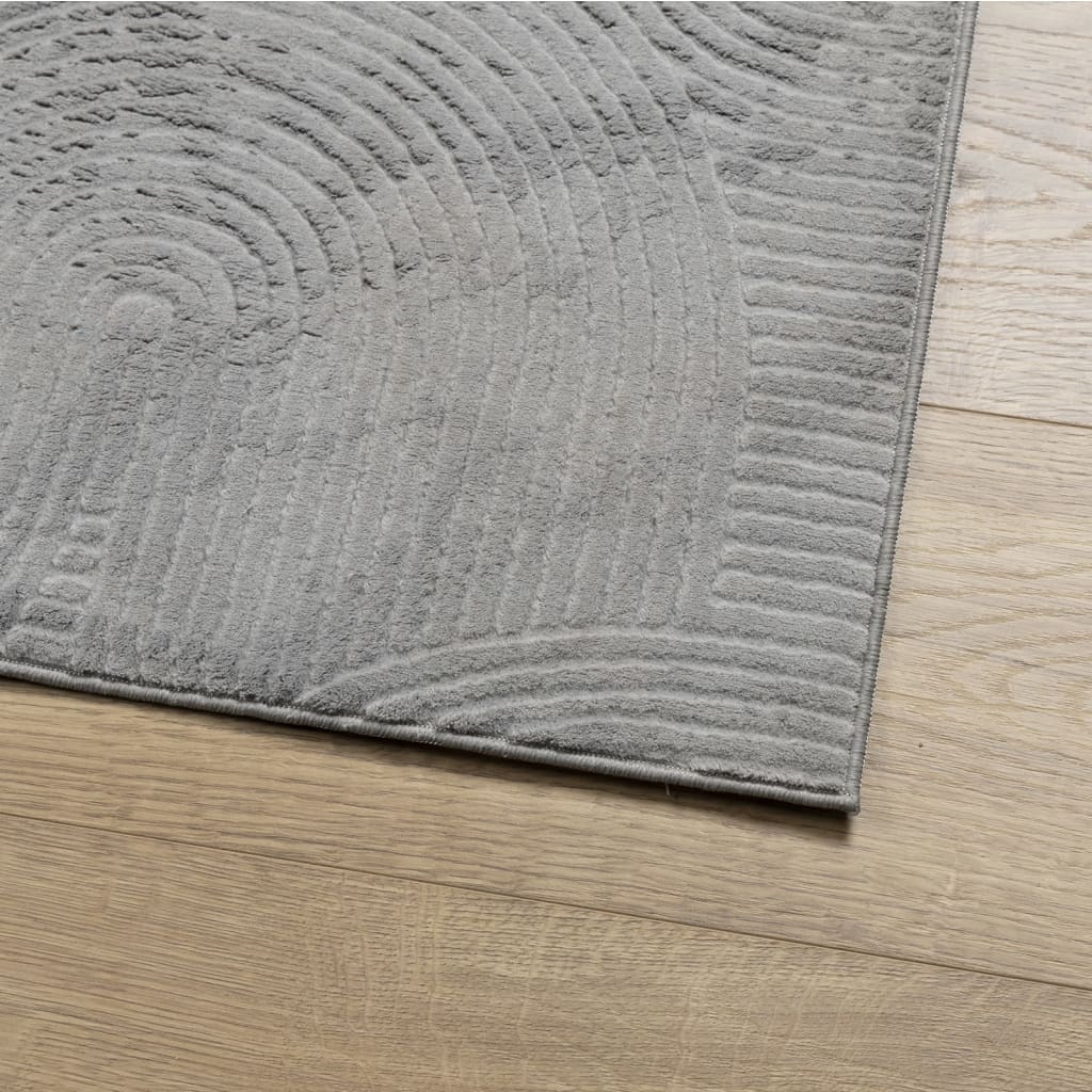 Rug IZA Short Pile Scandinavian Look Grey 240x340 cm