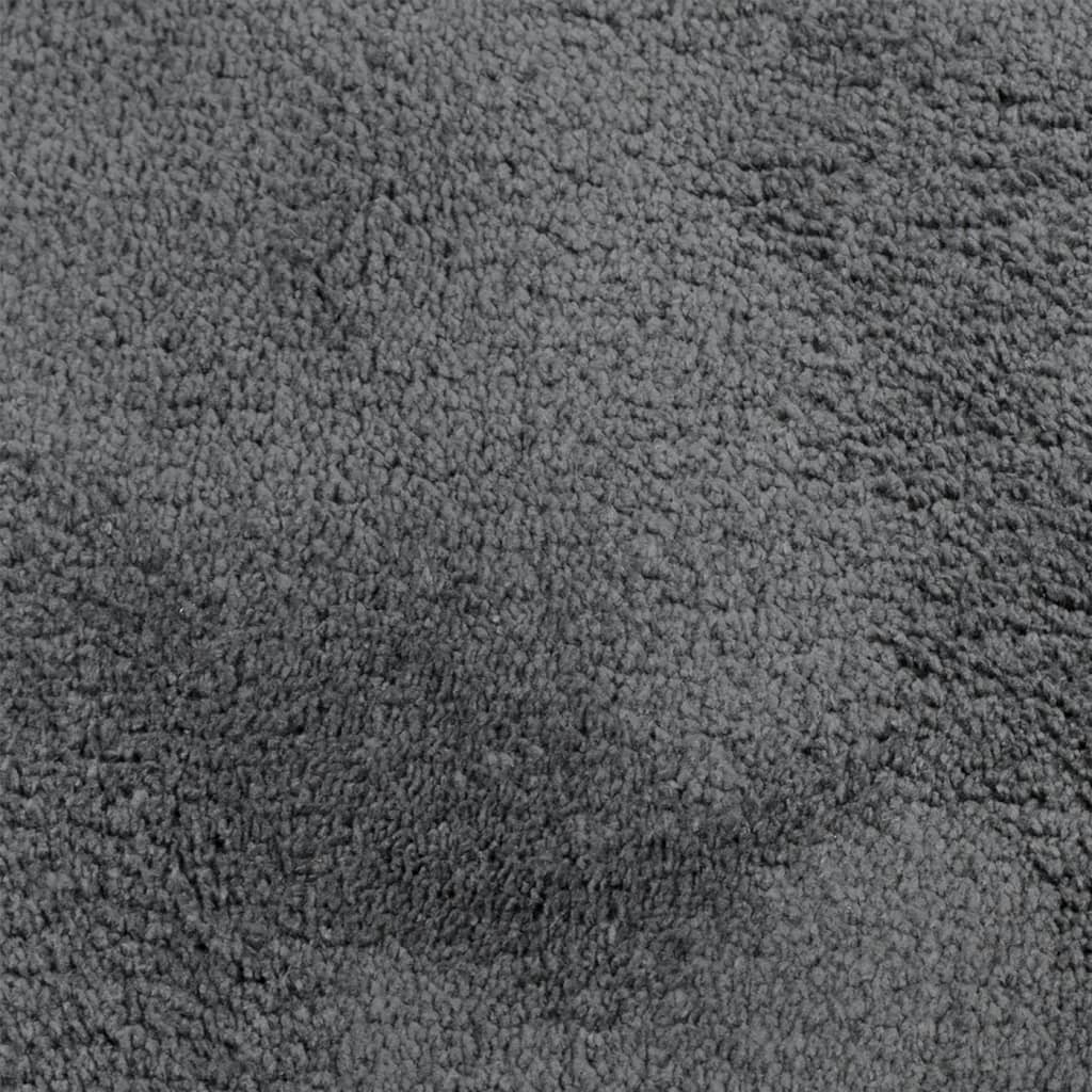 Rug OVIEDO Short Pile Anthracite 240x340 cm