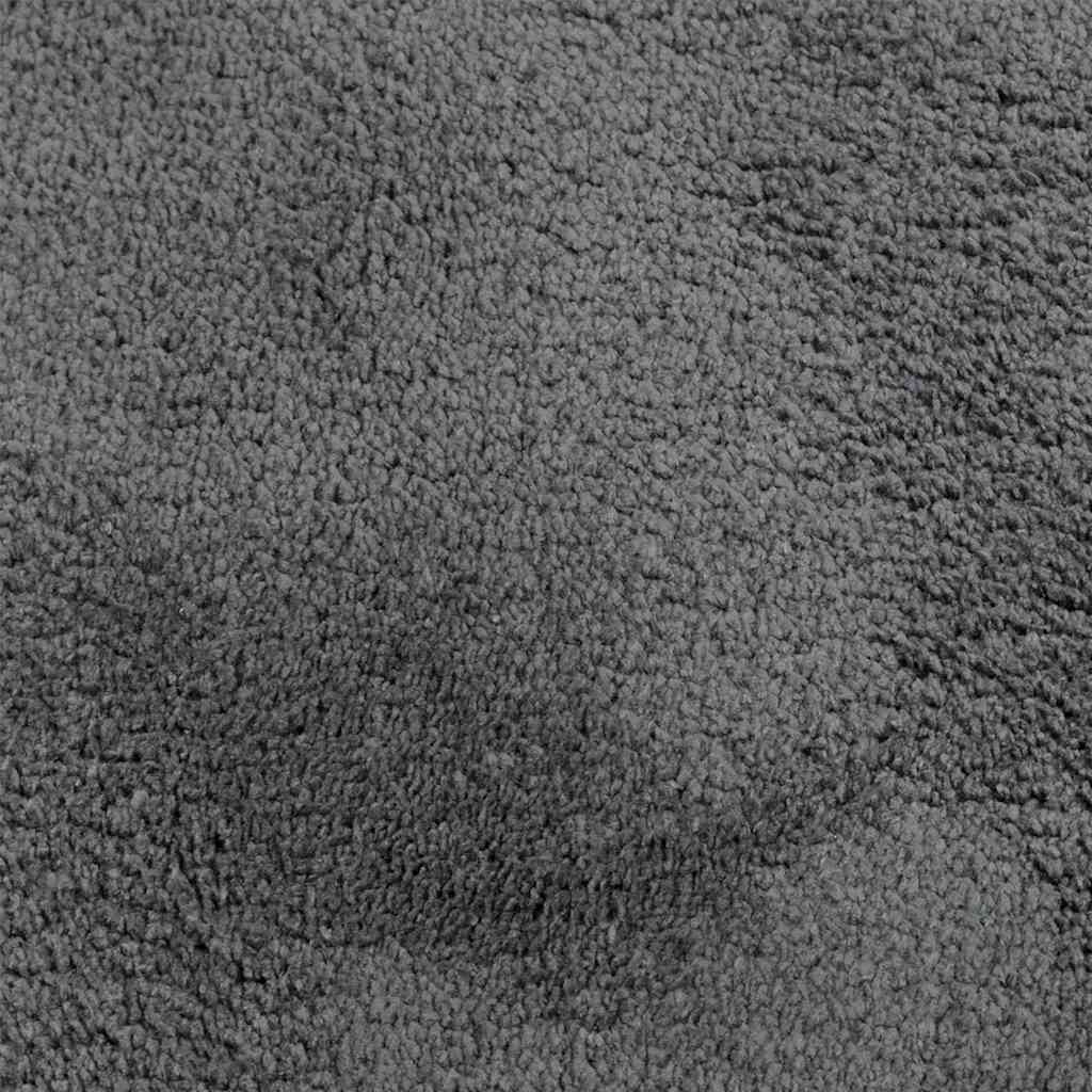 Rug OVIEDO Short Pile Anthracite Ø 200 cm