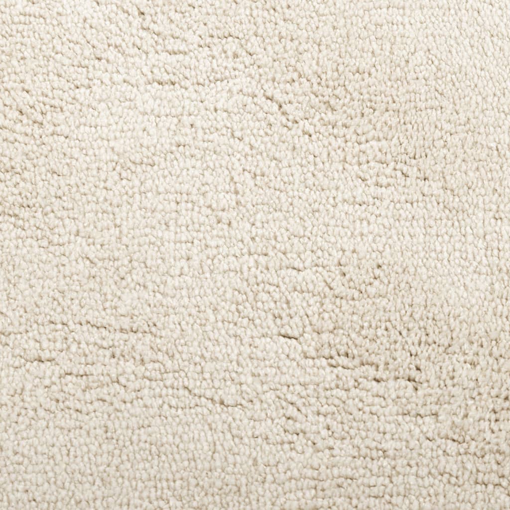 Rug OVIEDO Short Pile Beige 120x120 cm