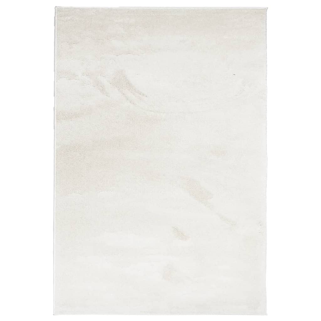 Rug OVIEDO Short Pile Beige 160x230 cm