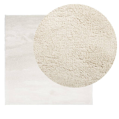 Rug OVIEDO Short Pile Beige 200x200 cm