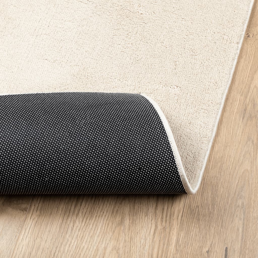 Rug OVIEDO Short Pile Beige 200x200 cm