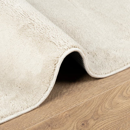 Rug OVIEDO Short Pile Beige 200x200 cm