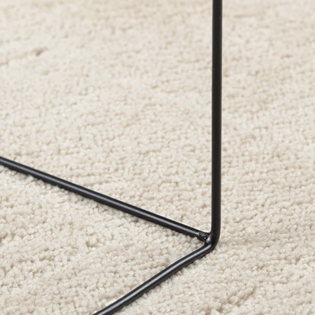 Rug OVIEDO Short Pile Beige 200x200 cm