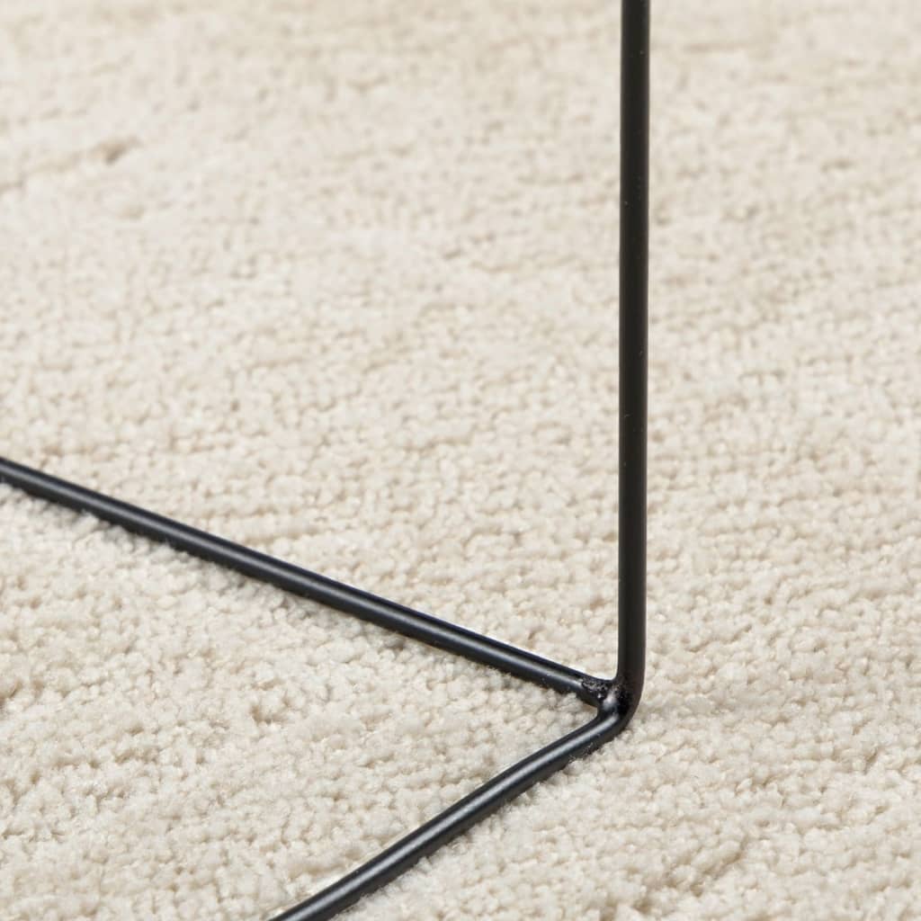 Rug OVIEDO Short Pile Beige 240x240 cm