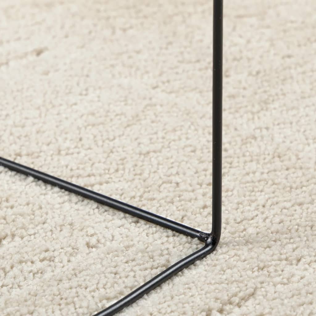 Rug OVIEDO Short Pile Beige Ø 160 cm