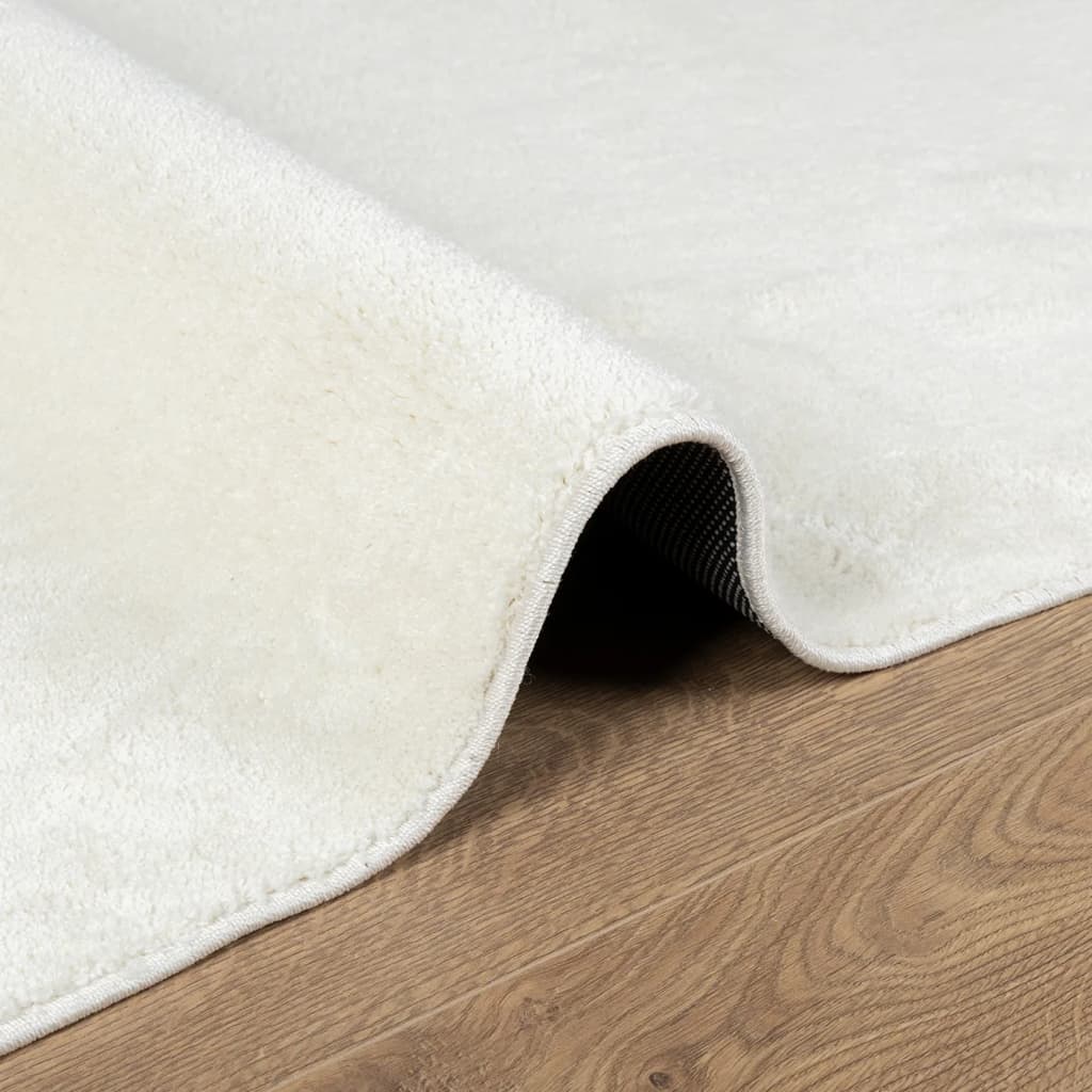 Rug OVIEDO Short Pile Cream 240x340 cm
