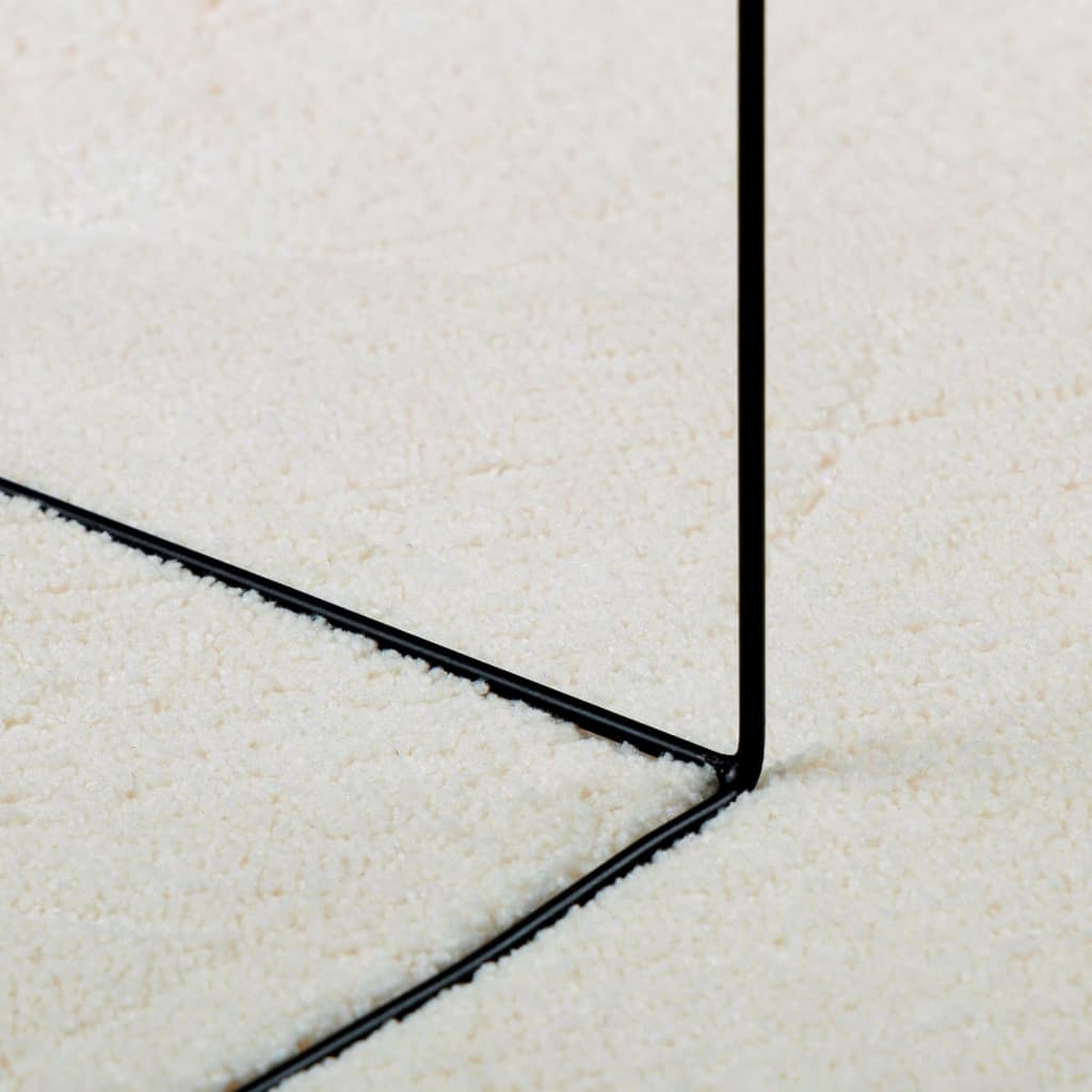 Rug OVIEDO Short Pile Cream 240x340 cm