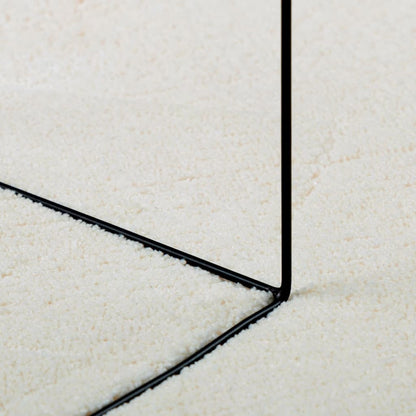Rug OVIEDO Short Pile Cream 240x340 cm