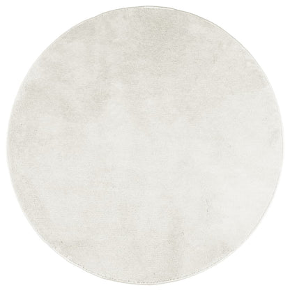 Rug OVIEDO Short Pile Cream Ø 160 cm