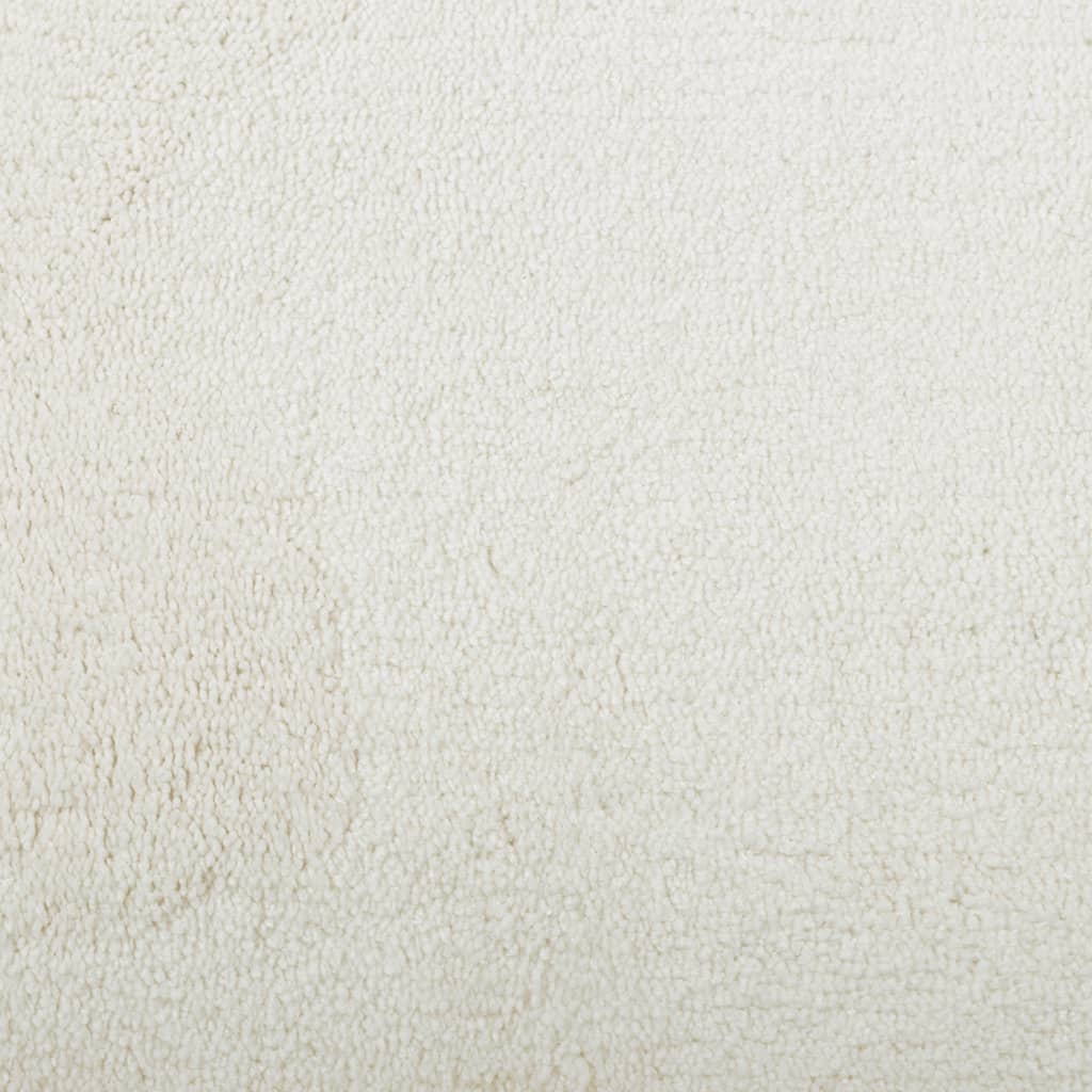 Rug OVIEDO Short Pile Cream Ø 160 cm