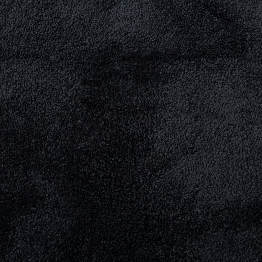 Rug OVIEDO Short Pile Black 120x120 cm