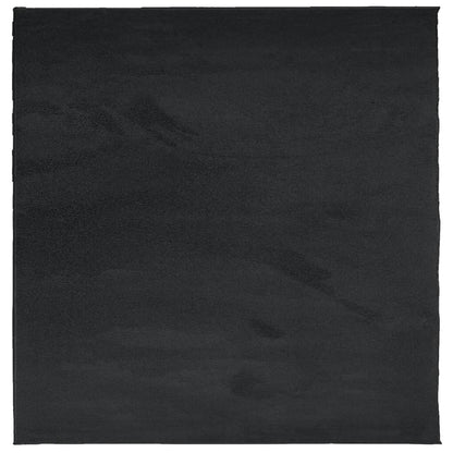 Rug OVIEDO Short Pile Black 200x200 cm