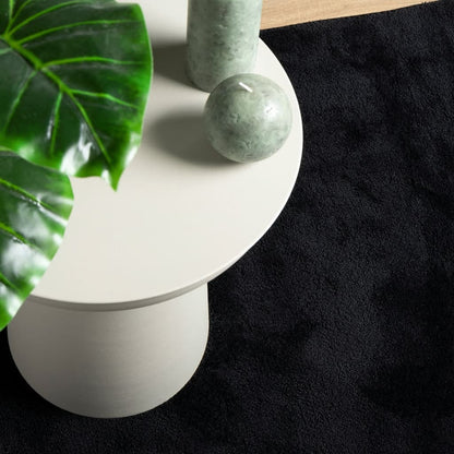 Rug OVIEDO Short Pile Black 240x240 cm