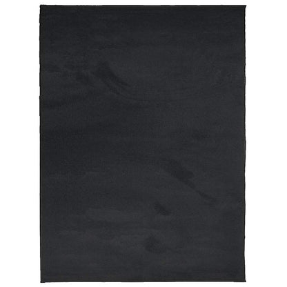 Rug OVIEDO Short Pile Black 240x340 cm