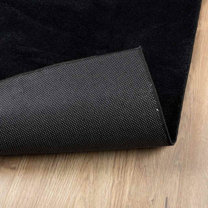 Rug OVIEDO Short Pile Black 240x340 cm